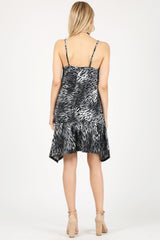 Load image into Gallery viewer, grey/charcoal print-sleeveless